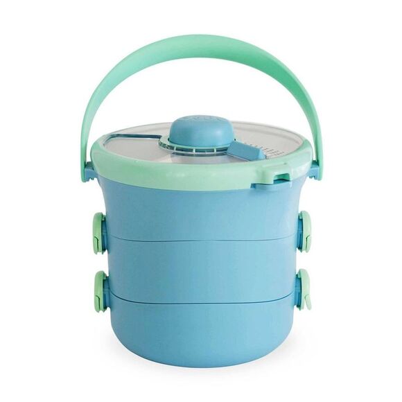 GoBe Other - GoBe -  Kids' On-the-Go Lunch Stack - Twinberry Blue